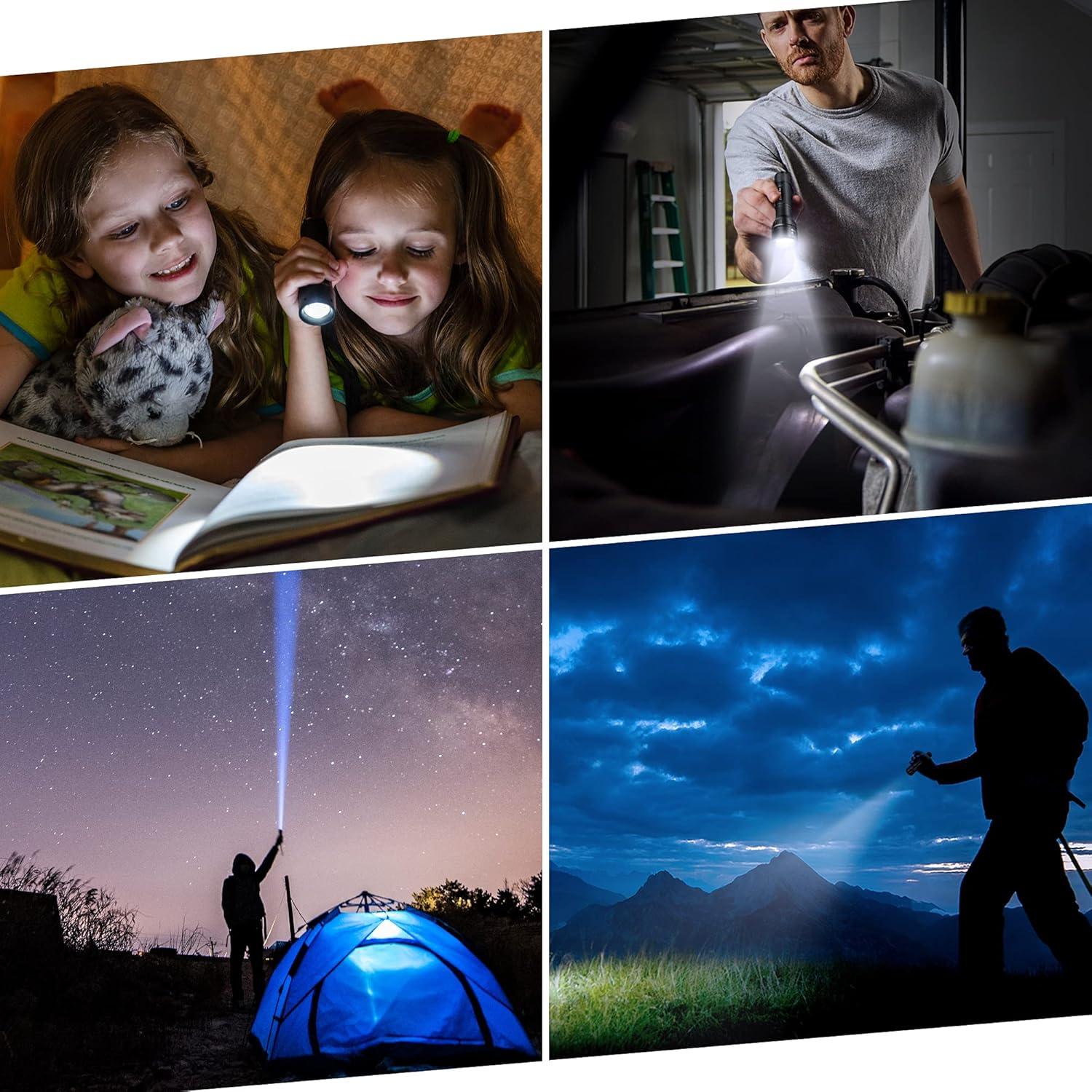 image:imageEverBrite 150 Lumen Super Small Mini LED Flashlight 3 Lighting Modes Zoomable Adjustable Focus for Camping Hiking Fishing Running Power Outages amp Emergencies 1 AA Battery Included