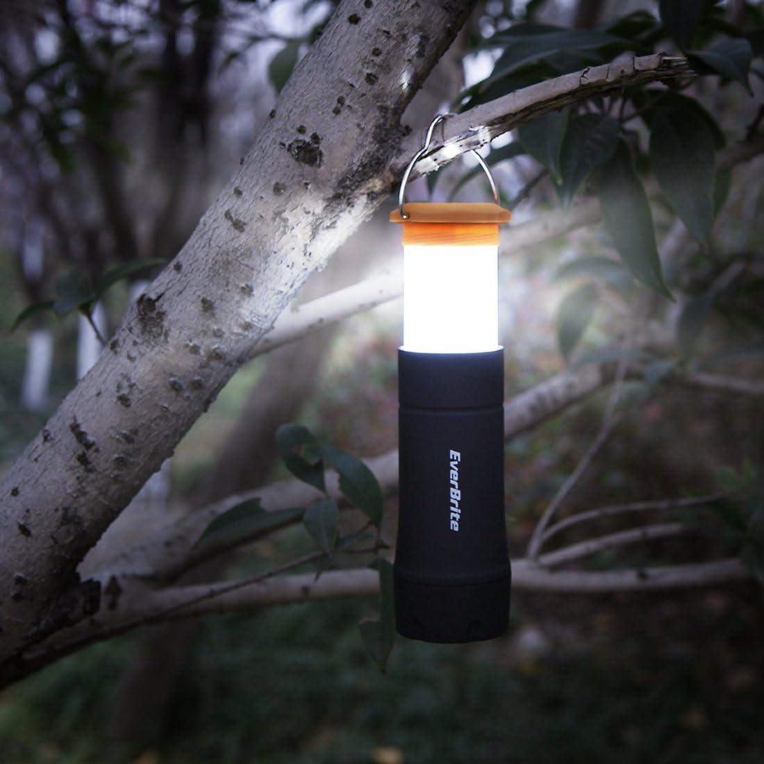 image:imageEverBrite 2in1 Mini Lanterns and Flashlights with 3 Modes 2 Pack Portable Outdoor LED Zoomable Torches Camping Essentials for Hurricane Hiking Night Walking Emergency Outdoor LightsBlack