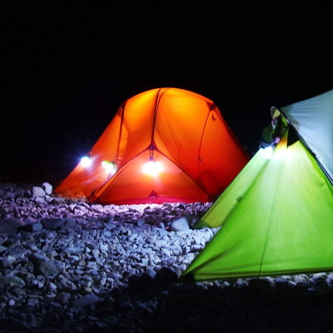 image:imageEverBrite 3Pack Camping Lights 3 Lighting Modes Outdoor Portable LED Bulbs Ideal for Kids Adventure Activities Camping Emergency and More 3 x AAA Batteries Included
