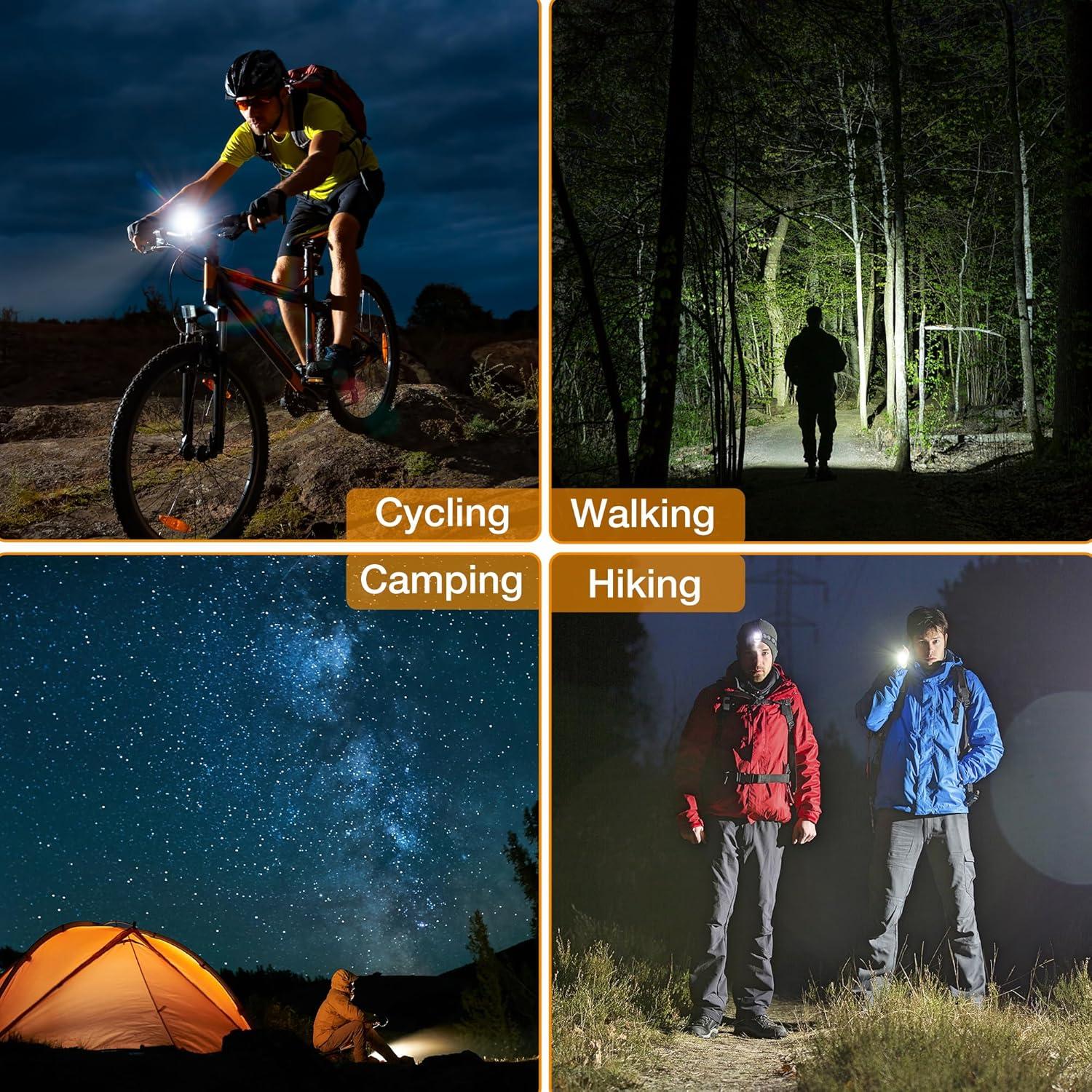 image:imageEverBrite Rechargeable Flashlight 1000 Lumens Zoomable LED Tactical Flashlight with 4 Modes amp Memory Function Including Safety Hammer amp USB C Cable for Camping Hiking Home and Emergencies
