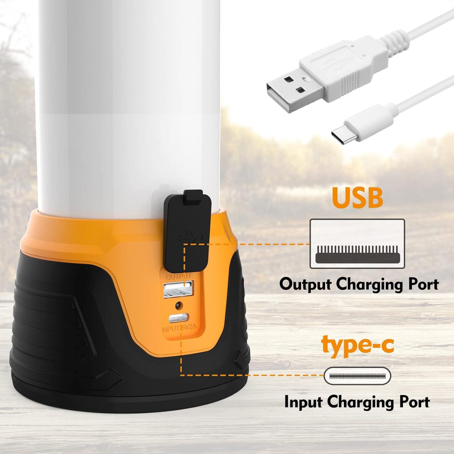 image:imageEverBrite Rechargeable LED Camping Lantern with Power Bank Function 1000 Lumens Camping Lights 5 Lighting Modes Ideal for Power Outages Emergencies Hurricane Home and More