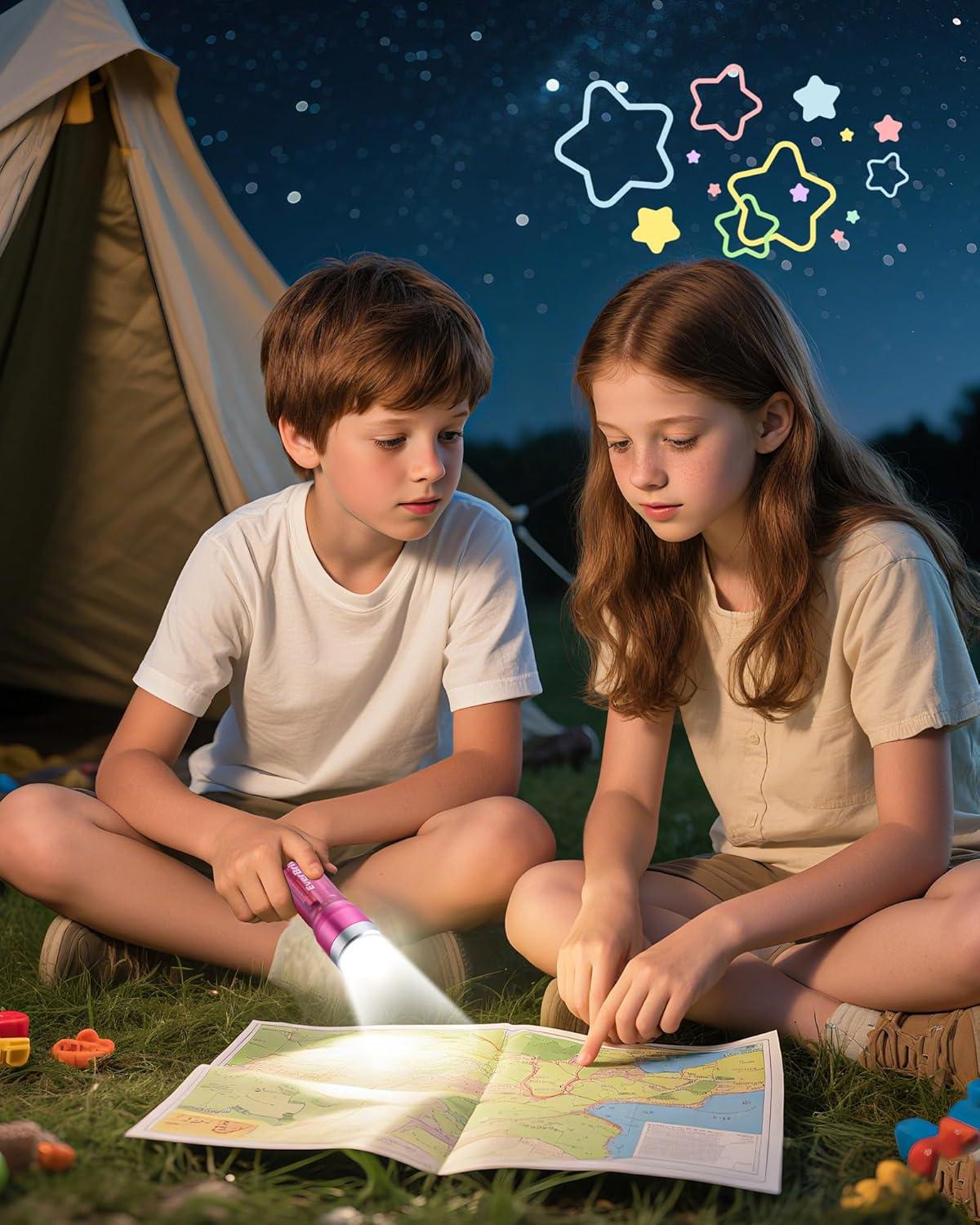 image:imageEverBrite Small Flashlight Compact LED Flash Light with 3 Modes 3 AAA Batteries Included WaterResistant Mini Flashlight for HomeEmergencies and Camping Pink 1 PackPink Blue Gray