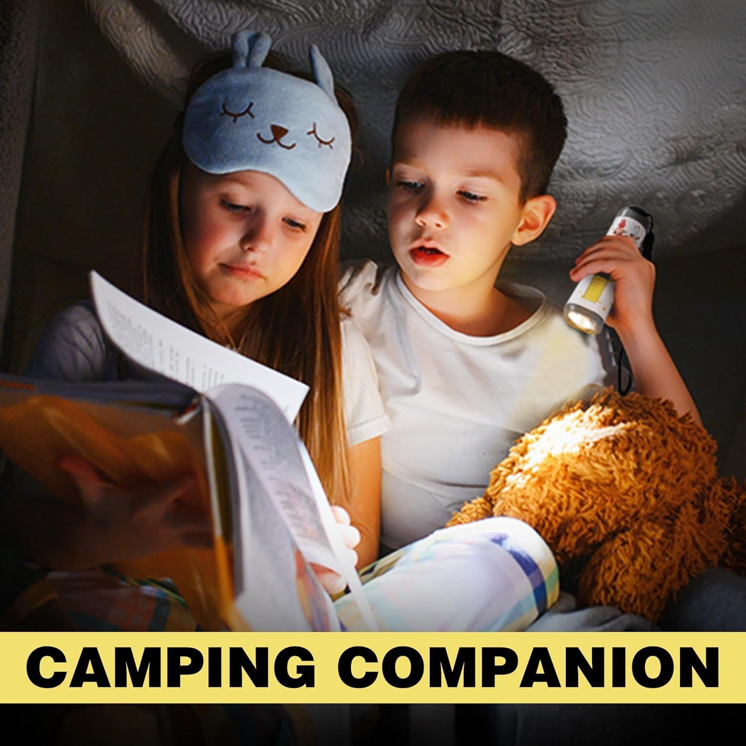 image:imageEverBrite Small Flashlight Mini LED Flashlight Plastic Torch Use for Emergencies Camping Outdoor with Lanyard 3AAA Battery Included BlueWhite