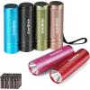 image:imageEverBrite 30Pack Mini Flashlight Set Aluminum LED Handheld Torches with Lanyard Assorted Colors 90xAAA Batteries Included for Emergency Night Reading Camping Power Outage Bulk Holiday Gifts6pack multicolor