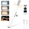 image:imageEverBrite 88LED Under Cabinet Lighting Remote Control Motion Sensor Light Indoor 3 Color Temperatures amp Dimmable 2600mah Rechargeable Magnetic Under Counter Lights for Kitchen Bedroom Stairs