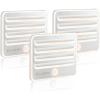 image:imageEverBrite Motion Sensor Night Lights LED Soft Warm Light Battery Powered Auto StickOn Night Light for Bedroom Bathroom Stair Closet 9 AA Batteries Included3 Pack3