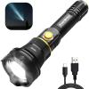 image:imageEverBrite Rechargeable Flashlight 1000 Lumens Zoomable LED Tactical Flashlight with 4 Modes amp Memory Function Including Safety Hammer amp USB C Cable for Camping Hiking Home and Emergencies