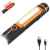 image:imageEverBrite Rechargeable LED Emergency Flashlight 500 Lumens Pocket Flashlight USBC Cable 7 Modes Handheld Flashlights with COB Sidelight Magnetic Base Pocket Clip Light for Camping Emergency