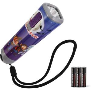 EverBrite Small Flashlight, Mini LED Flashlight, Plastic Torch Use for Emergencies, Camping, Outdoor with Lanyard 3AAA Battery Included, Blue(Purple)